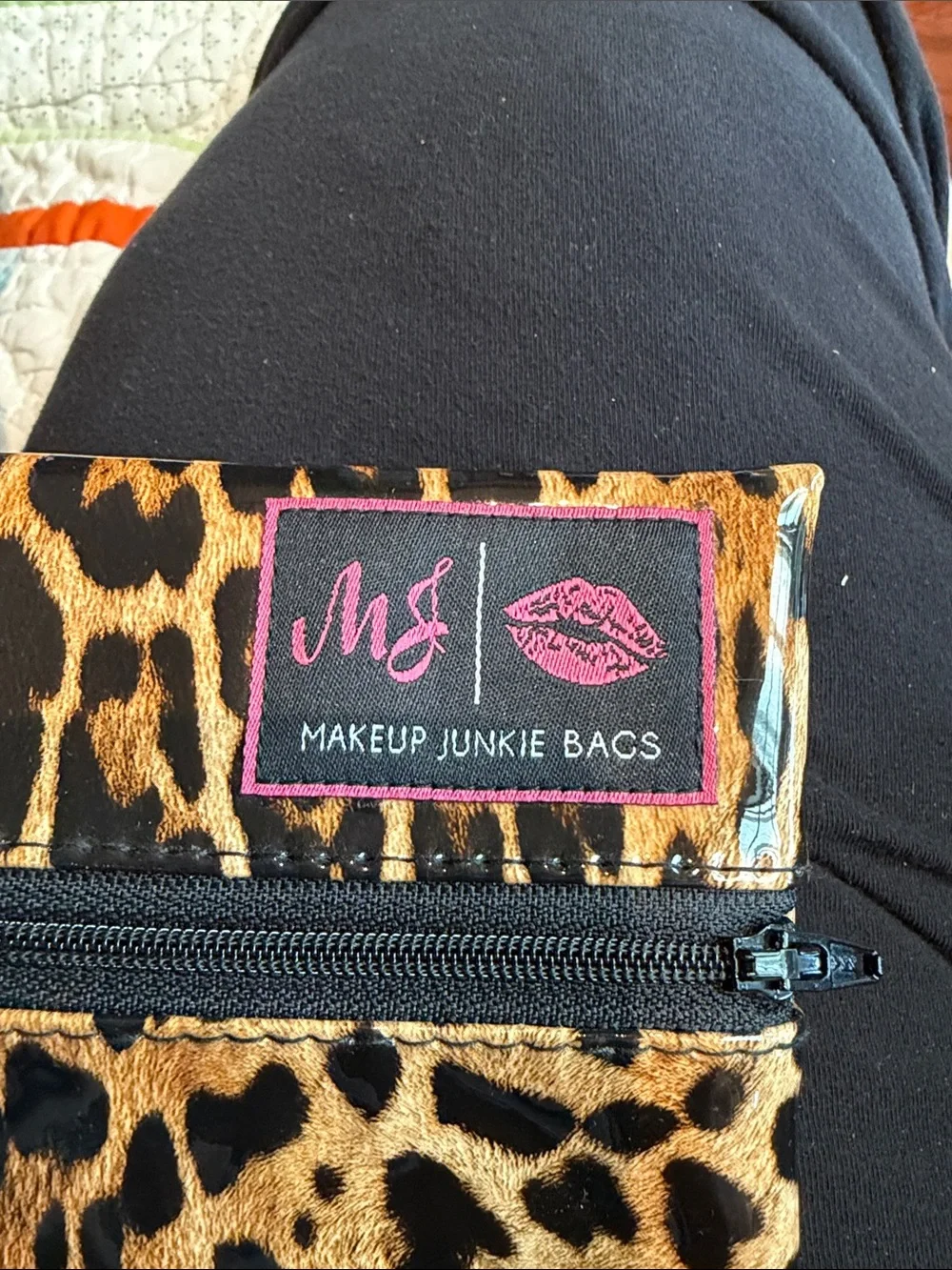 Makeup Junkie Bag Small Vinyl Clutch